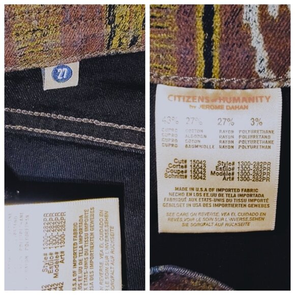 NEW Citizens of Humanity Avedon Beowulf skinny jeans 27 NWOT - Picture 6 of 8